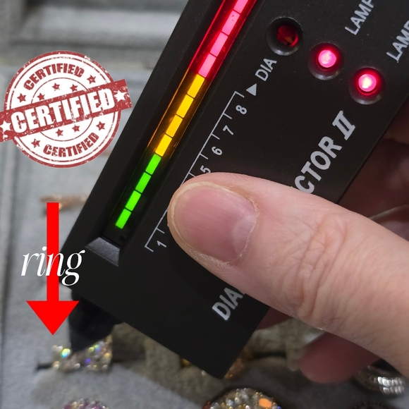 Artisan ✦ Moissanite Ring & Pendant Set ✦ 1.90ctw Rhodium Over Sterling Size 5 - Picture 12 of 14